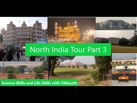 North India Tour Part 3 | Amritsar |Golden Temple | Ind-Pak Border | Delhi-Raj Ghat | With VIkhyath