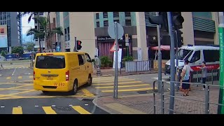 車CAM直擊 - 健康村呢支燈有咁難睇？兩車警車面前齊齊衝燈