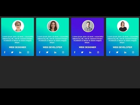 How To Website Team Member Section in HTML CSS