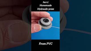 Homemade mini powerful hydraulic pressure machine from PVC part-2 | #inventions #diytools #machine