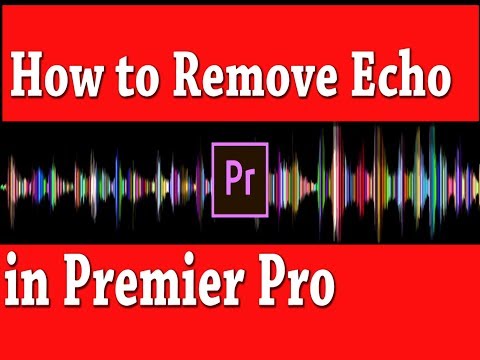 HOW TO REMOVE ECHO in the BACKGROUND IN PREMIERE PRO