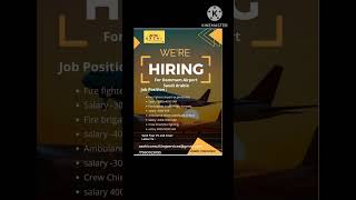 saudi Arabia airport job#GulfJobs#DubaiJobs#UAEJobs#SaudiJobs#QatarJob#KuwaitJobs#OmanJob#BahrainJob