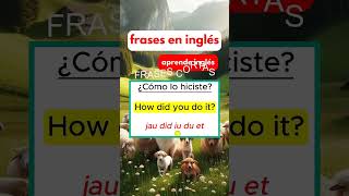 "Frases básicas en inglés para el día a día"#FrasesEnInglés #AprendeInglés#InglésFácil#InglésRápido