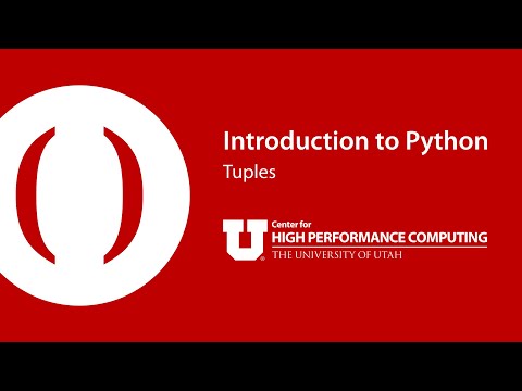 Introduction to Python: Part 12: Tuples
