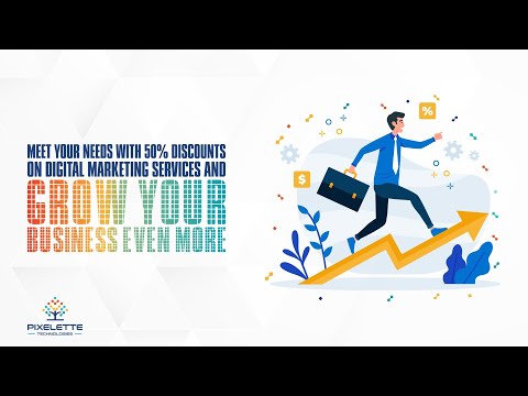 Meet your needs with 50% discounts on digital marketing services and grow your business even more.
