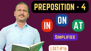 Preposition-IN & ON & AT. English learning simplified.#LSET#preposition