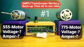 How many volts does a 775 motor run on ||775 motor 12v battery||#experiment#775dcmotor