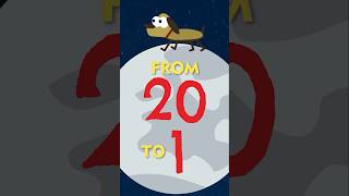 Counting Down With A Space Dog: 20 To 1 Practice Song! #mathsong #mathforkids #countingdown