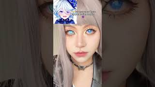 Furina contact lenses #lenspoison #cosplay #eyes #furina#contactlenses