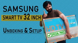 samsung 32 inch smart tv | new samsung 32 inch smart tv Unboxing & setup | Under Rs 14,XXX
