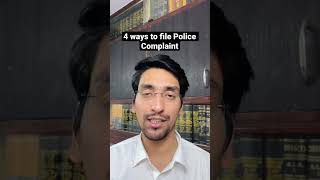 4 ways to File Police Complaint.           #law #lawyer #court #police #crime