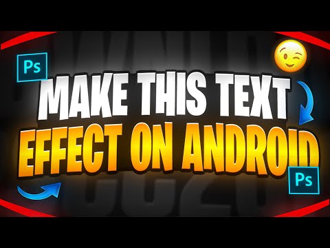 HOW TO MAKE AMAZING TEXT EFFECT-ON ANDROID​😍