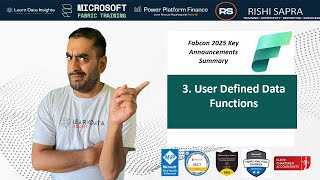 User Defined Data Functions in Microsoft Fabric (#Fabcon2025 Key Feature Announcements)