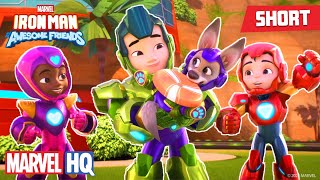 Meet Iron Pup! 🐶 | Meet Iron Man and his Awesome Friends | @MarvelHQ @disneyjr