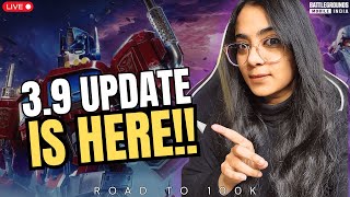 🔴 BGMI 3.9 UPDATE IS HERE 🎀#bgmi #live #explorepage #youtubeviral #shortsfeed #bgmilive #girlgamer​