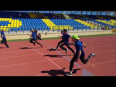 Carrera 100 metros planos Escuela la Esperanza Rosal