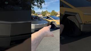 POV YOU SEE A TESLA CYBERTRUCK WITH ONE MASSIVE DIFFERENCE… 200000 DOLLARS #elon #tesla #cybertruck