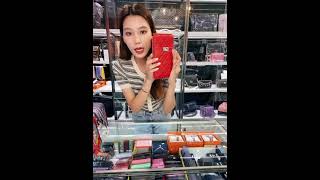 全新BOY CHANEL長銀包 AP1337 B01243 N6513 紅色荔枝皮銀扣 CHANEL電話套 / PHONE CASE