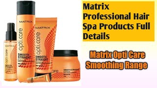 Matrix Professional Hair Spa Products Full Details With Price/Matrix Hair Spa products Review