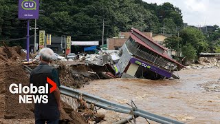 Death toll in South Korea hits 14 as heavy rain triggers flooding, landslide