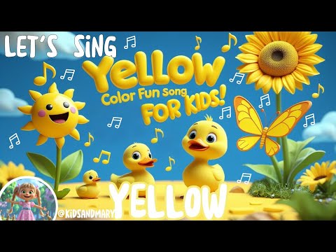 Yellow Color Song for Kids 💛🎶 | Fun Learning with Colors! #kidsmusic #kidssong #learncolors #popular