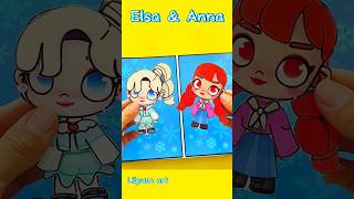 Elsa and Anna ❄️❄️ Avatar World Character İdeas ✨ #shorts #avatarworld #paperdolls