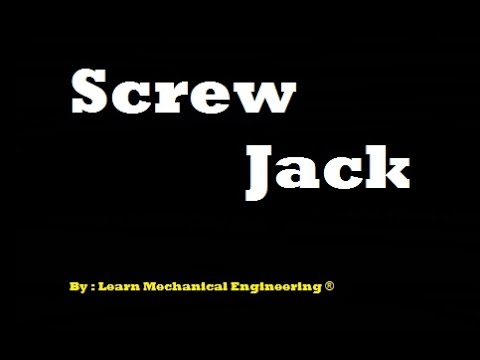 MACHINE ASSEMBLY - SCREW JACK