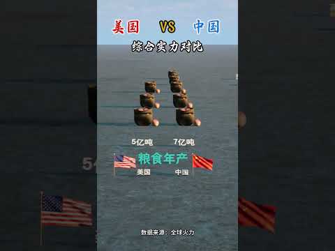 美国🇺🇸vs中国🇨🇳综合实力对比#知识渊博 #百科密码 #军事科普 Comprehensive comparison between the United States and China