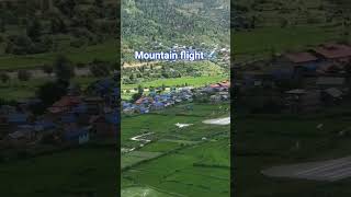 Mountain flight ✈️Village of Nepal! visit nepal, tour & travel #viralsong