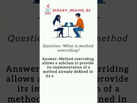 What is Method Overriding ❓ #binary_brains_b2 #javaexperts #javabrains #binarybrainsb2