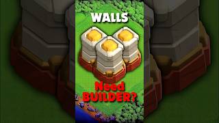 Do Walls Need Builders To Upgrade In Clash Of Clans 🇺🇸 #coc #shorts #usa