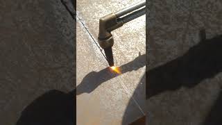 gas cutting tips and tricks #shorts #youtubeshorts #gascutting