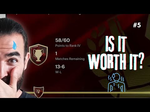 RANK 5 vs RANK 4….Is ELITE worth the SWEAT on FC24??