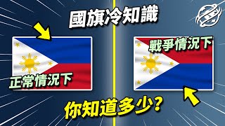 最全面的國旗冷知識！哪個國家國旗長得一樣？哪個國旗擁有最多顏色？竟然分為正反面及三角形的國旗？｜四處觀察