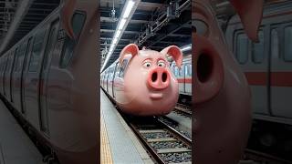 Flying Pig Train 🚆🐷 Joyful departure!