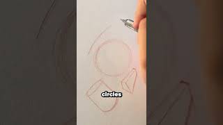 Starting as a beginner artist, learn drawing simple shapes (i.e triangle, circle) || Jmarron