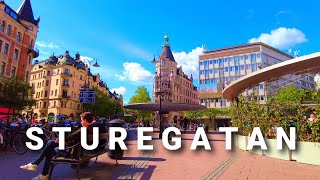 Virtual Walk In Sturegatan And Humlegården, Östermalm, Stockholm, Sweden