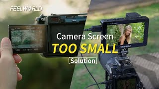 Camera screen too small solution FEELWORLD F5 PROX 5.5 inch 1600nit high bright camera monitor