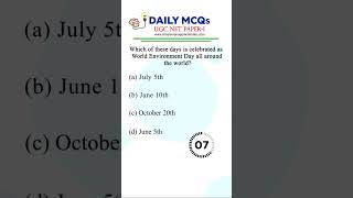 People and Environment- UGC NET PAPER 1 Daily MCQ #ugcnet #environment