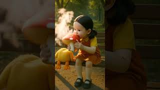 Doll and Popo #squidgamedoll  #popo  #squidgamedoll  #funny