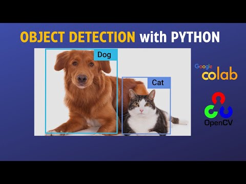 OBJECT DETECTION with PYTHON - OpenCV (in Google Colab)