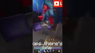 All that just for him to clutch😭 #minecraft #mcpvp #pvp #hive #funny #skywars #combo
