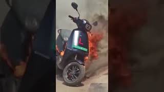Ola EV Bike caught on fire 🔥 #ola #evbike #techsatire @techsatire