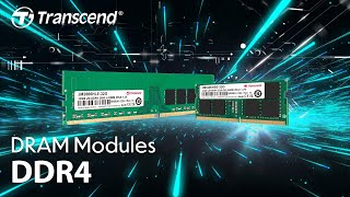 Transcend DDR4 3200/2666 DRAM Modules - High Performance. Perfect Combination.
