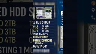 Huge stock of reliable used HDDs available! 💾 Tested for 1 month, ready for your data needs #shorts