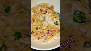 Mixture With Curd My Fav Eveng Snack 😋😋