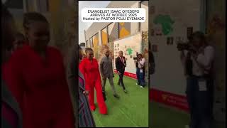Evangelist Isaac OYEDEPO Arrives WOFBEC #motivation