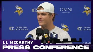 J.J. McCarthy Talks Building Chemistry in Offseason, Learning from Teammates, Growth Opportunities