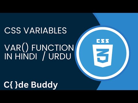 CSS Variables - Var() function Tutorial in Hindi / Urdu