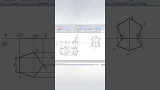 Projection of planes: Pentagonal lamina